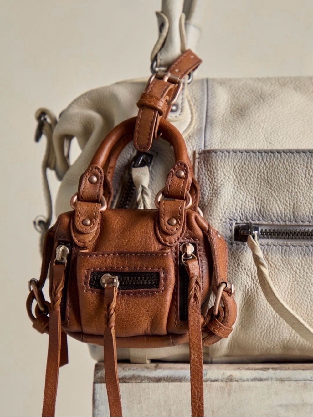 We The Free Micro Emerson Mini Bag🔥Saddle• New with tags! - Picture 9 of 15